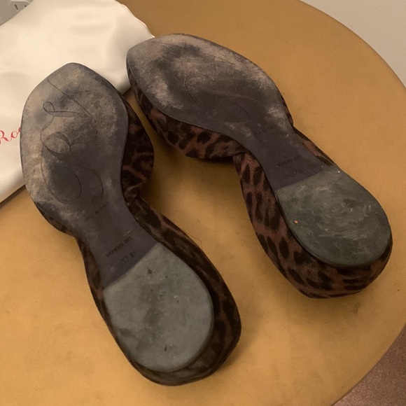 Roger Vivier Animal Print Flats - Picture 3 of 7